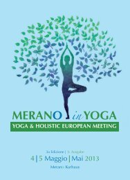 Yoga Metting 2013 Broschüre - Meran