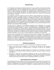 Planeación de la Enseñanza y Evaluación del Aprendizaje