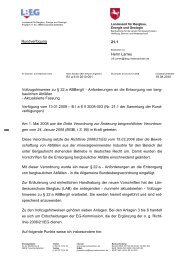 Vollzugshinweise zu § 22 a ABBergV - Landesamt für Bergbau ...