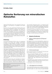 Optische Sortierung von mineralischen Rohstoffen - MOGENSEN ...