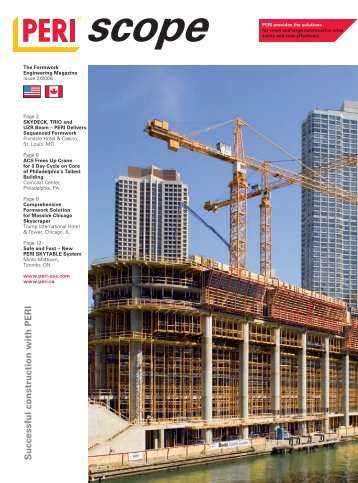 PERI scope - The Formwork Engineering Magazine 02/2006