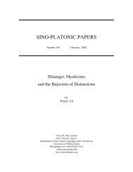 Zhuangzi, Mysticism, and the Rejection of Distinctions