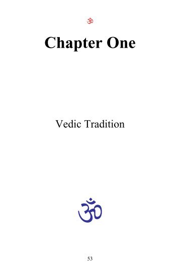 Chapter 1: Vedic Tradition - Spiritual Awakening Radio