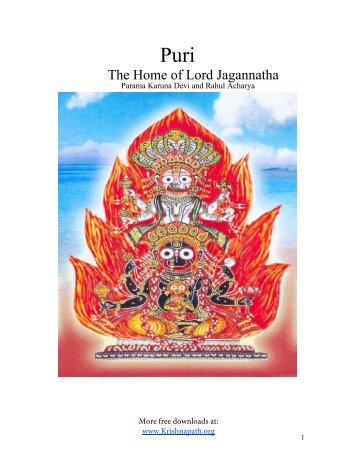 PURI The Home of Lord Jagannatha (By Parama ... - Krishna Path