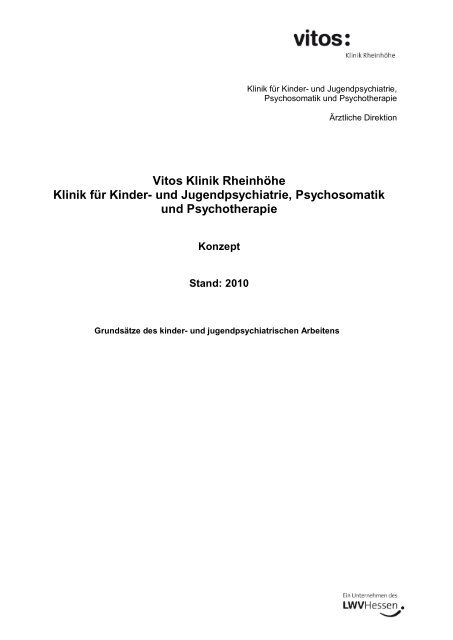 Vitos Klinik Rheinhöhe Klinik für Kinder- und Jugendpsychiatrie ...