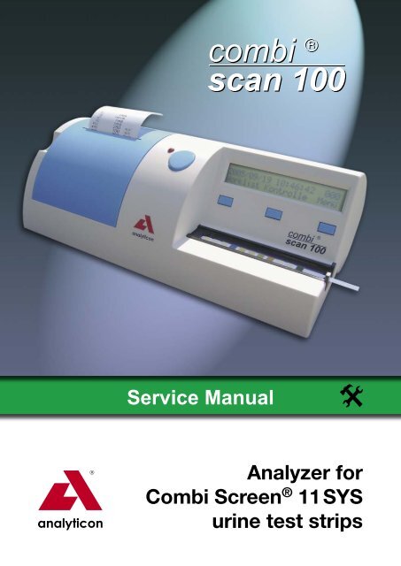 Service Manual Analyzer for Combi Screen® 11 SYS urine ... - Alere