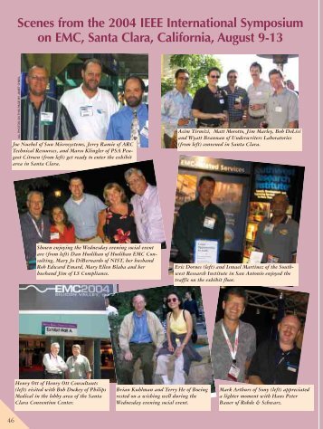 Scenes from the 2004 IEEE International Symposium on EMC ...