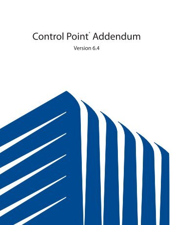 Control Point® Addendum - DICKEY-john Corporation