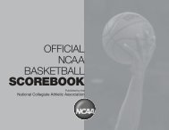 Official NCAA Basketball Scorebook (PDF)