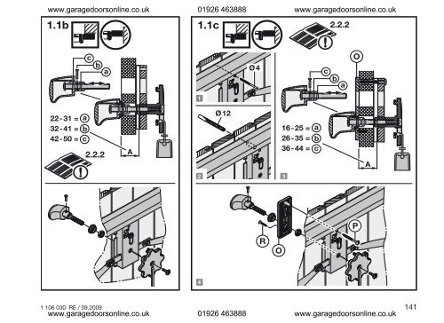 Hormann N80 Installation Instructions PDF - Garage Doors