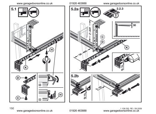 Hormann N80 Installation Instructions PDF - Garage Doors