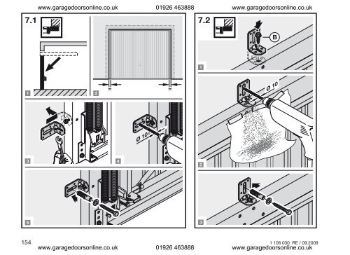 Hormann N80 Installation Instructions PDF - Garage Doors