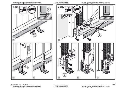 Hormann N80 Installation Instructions PDF - Garage Doors