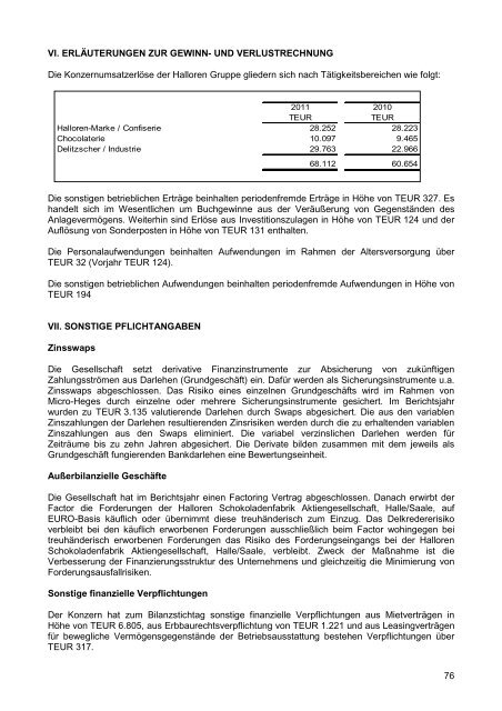 Wertpapierprospekt A1MLPX8 - Halloren Schokoladenfabrik GmbH