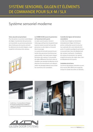 Gilgen SLX-M éléments de commande - Gilgen Door Systems