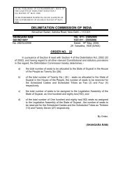 DELIMITATION COMMISSION OF INDIA - Election Commission of ...