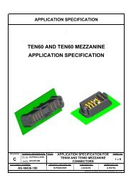 ten60 and ten60 mezzanine application specification - Molex