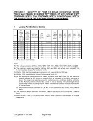 quantity of first schedule dangerous goods - MPA