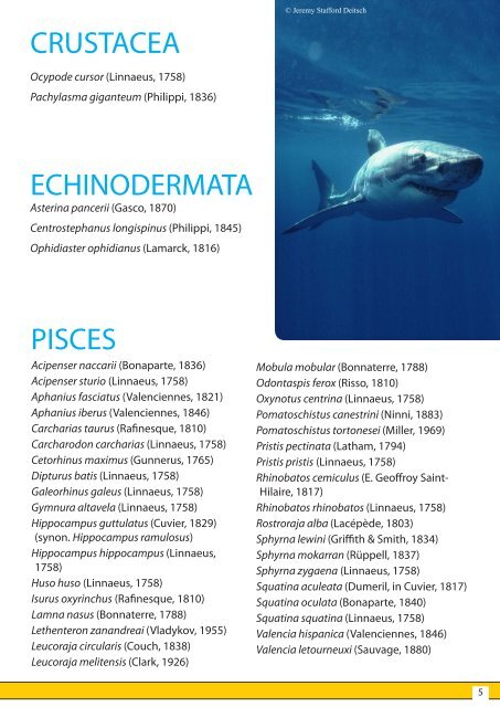 List of endangered and threatened species - Regional Activity ...