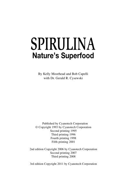 Spirulina Book.pdf - Real Raw Food