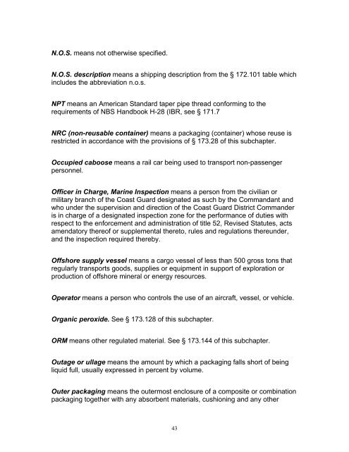 Hazardous Materials Shipping Guide - Industrial Safety and Hazmat ...