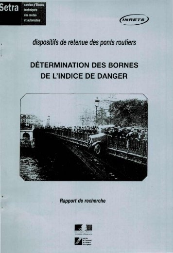 dispositifs de retenue des ponts routiers - Sétra