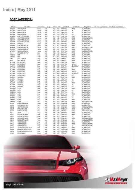 Car & Motorcycle Index Book – For Compliant Paint Lines