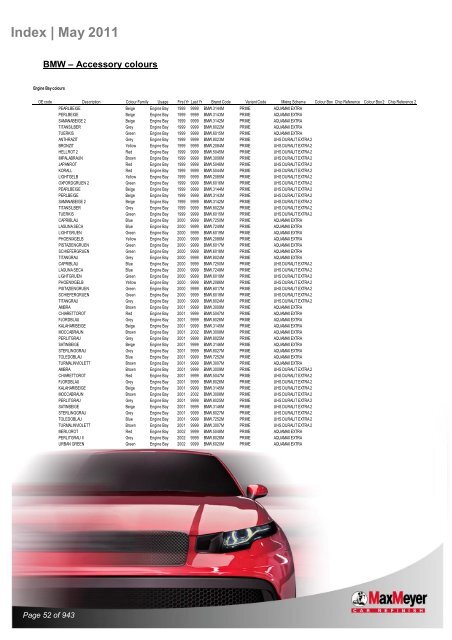 Car & Motorcycle Index Book – For Compliant Paint Lines