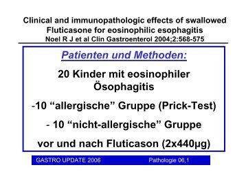 Neues aus der gastroenterologischen Pathologie