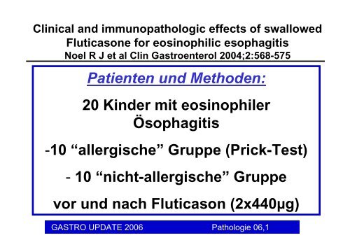 Neues aus der gastroenterologischen Pathologie