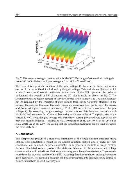 Master Equation - Based Numerical Simulation in a Single Electron ...