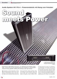 Audio System HX 170.4 – Powerendstufe mit Klang vom Feinsten