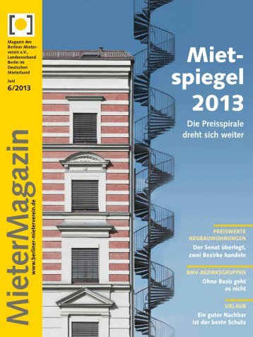 Miet- spiegel - Berliner Mieterverein e.V.