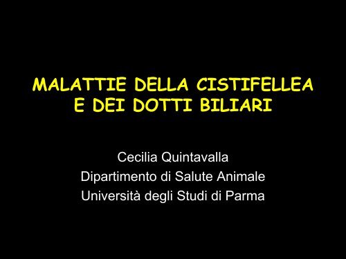 Malattie del sistema biliare - ATOVELP