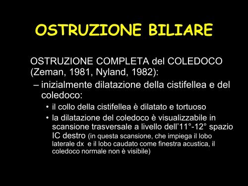 Malattie del sistema biliare - ATOVELP