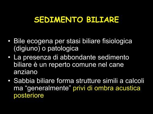 Malattie del sistema biliare - ATOVELP