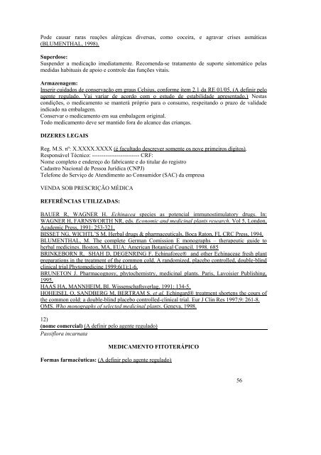 RDC Nº 95, DE 11 DE DEZEMBRO DE 2008 Regulamenta o texto ...