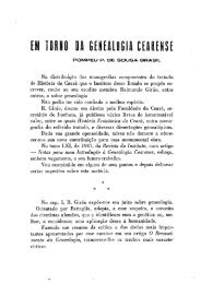 Em torno da genealogia cearense - Instituto do Ceará