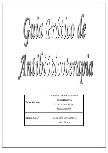 Manual Antibioticoterapia - Hospital Santa Rosa