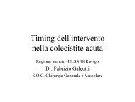 Timing - dott. Fabrizio Galeotti - Rovigo - Gall-stones