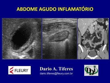 Abdome Agudo Inflamatório - 2011 - Dr. Dario A ... - (DDI) - UNIFESP