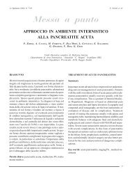 Approccio in ambiente internistico alla pancreatite acuta-Messa a ...