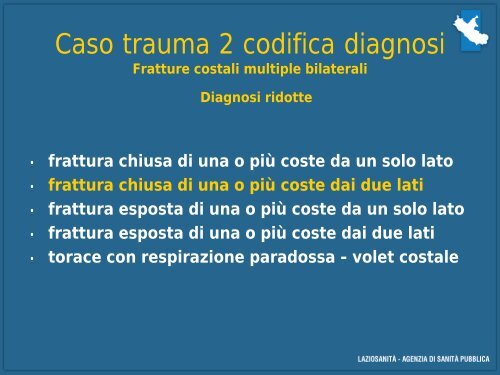 Presentazioni - Agenzia di Sanità Pubblica della Regione Lazio