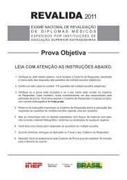 Prova Objetiva - Inep