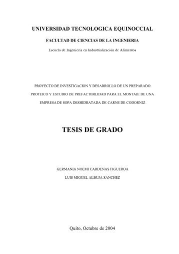 TESIS DE GRADO - Repositorio UTE - Universidad Tecnológica ...