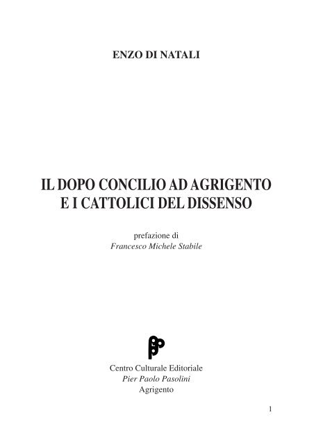 enzo di natali il dopo concilio ad agrigento ei ... - Medianetlab.com