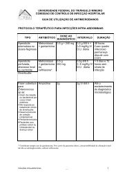 Protocolo das infecções intra-abdominais - UFTM