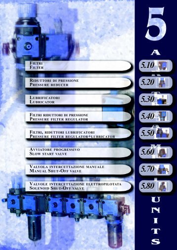 filtri riduttori di pressione lubrificatori filtri riduttori di pressione ... - KPM