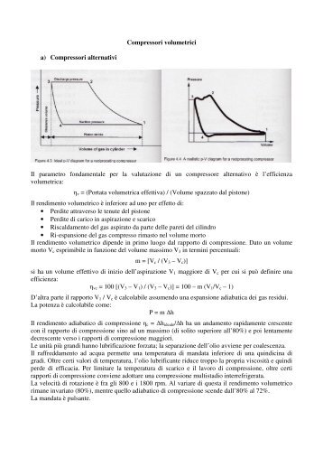 Compressori volumetrici - Dipartimento di Energetica "S. Stecco ...