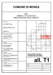 All T1: Relazione tecnica fognatura - Comune di Monza